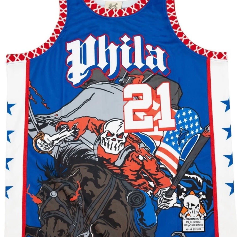 Phila Blue Graphic Men's Jersey